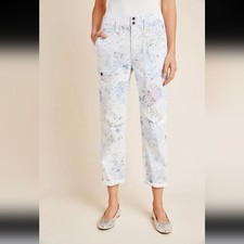 Anthropologie Wanderer Watercolor Print Pants  Size 27