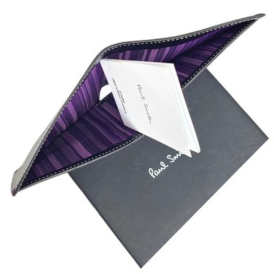 Porte-cartes Paul Smith Naked Lady – Occasion, Cuir Noir, Rare, Pour Homme