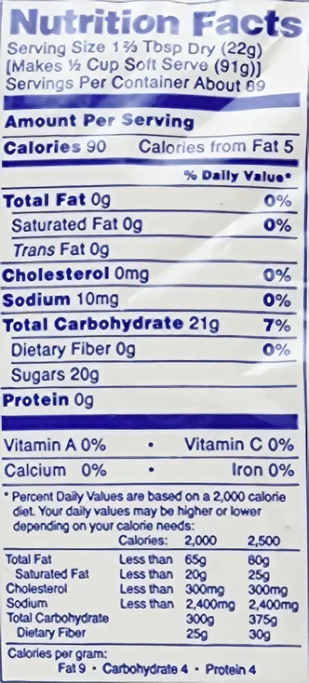 Dole Soft Serve Mix 4.75 Pound, pineapple, 70.4 Ounce - Image 4 of 4