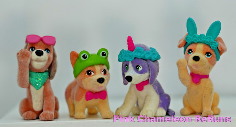 Barbie Mini Flocked Figures Pets Collectible Dog Dogs