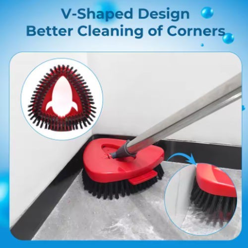 Non-Scratch Bristle Scrub Brush for Vileda Turbo EasyWring Mop – Heavy-Duty Tile