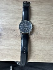 Fossil Herren-Armbanduhr Schwarz Batteriebetrieben Chronograph