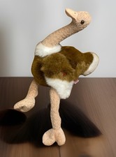 Vintage 1998 Ty Beanie Buddies “Stretch” Ostrich Medium Plush Stuffed Animal 15”