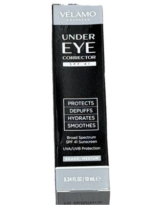 VELAMO Advanced Under Eye Corrector SPF 41 Medium 0.34oz New