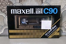 NOS Maxell UDXL II C90 UD XLII Blank Audio Cassette Tape New Sealed