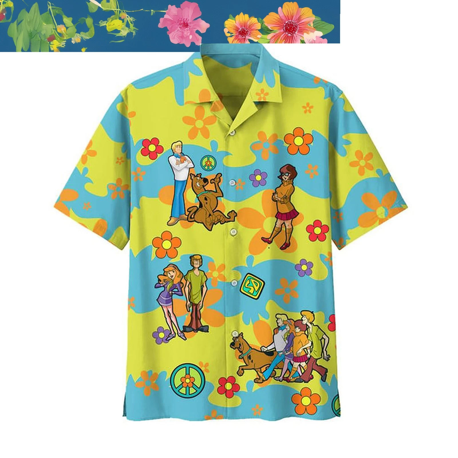 Scooby-Doo Mystery Incorporated Cartoon Hawaiian Shirts