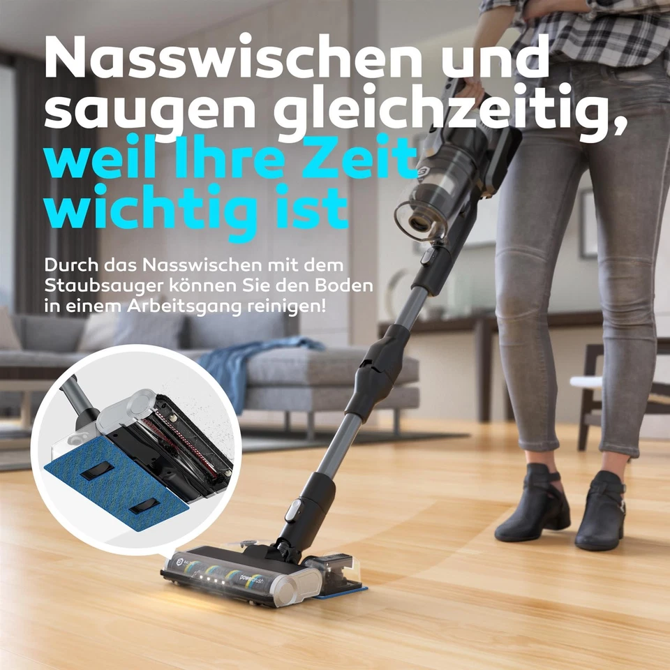 Balter X11Pro Staubsauger Akku mit Wischfunktion Handstaubsauger 350W kabellos - Bild 3 von 4