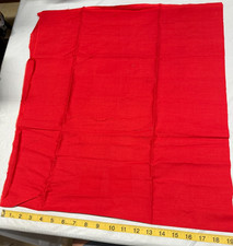 NIP Solid Bright Red Fabric 19" x 21"