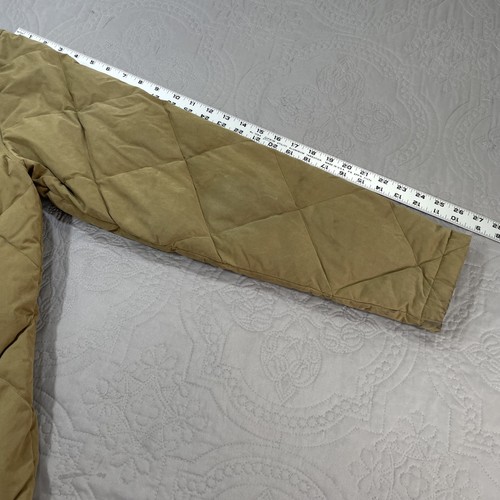 Marmot Jacket Men Large Tan 600 Fill Down Quilted Puffer Outdoor Winter Full Zip - Picture 14 of 14