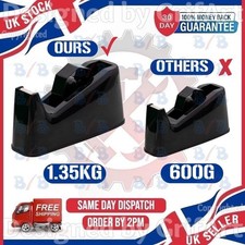 EXTRA LARGE HEAVY DUTY TAPE DISPENSER SELLOTAPE HOLDER OFFICE HOME DESKTOP