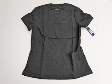 Jaanuu With Purpose Scrub Top, With Pocket, Size S, Black