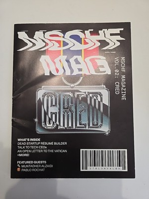 RARE! - MSCHF MAG - vol 2: CRED