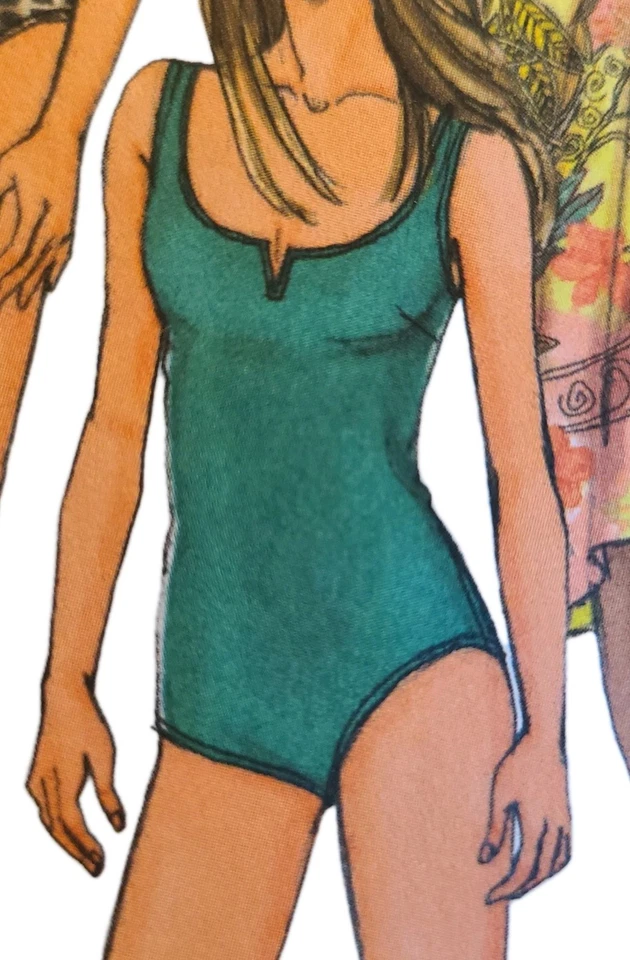  Misses Swim Suit, Wrap, Cover Up Butterick 4526 Pattern Plus Size 14-20 NEW FF - Image 4 of 4