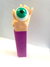Rare Vintage Pez Dispenser, Psychedelic Eye in Hand, No feet, Hungary