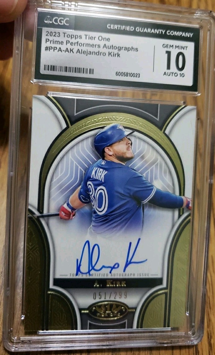 2023 Topps Tier One - Prime Performers Autographs Alejandro Kirk