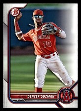 Denzer Guzman 2022 Bowman Draft #BD-20 Angels Rookie BUY10GET5FREE