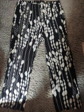 Klaus Modelle Hose Damen Schwarz Weiß Stretc...