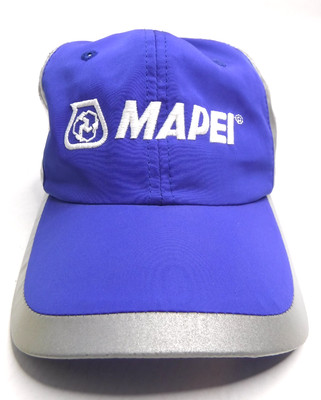 Mapei Blue & Gray Mesh Hook & Loop Adjustable Adult Baseball Trucker Hat Cap