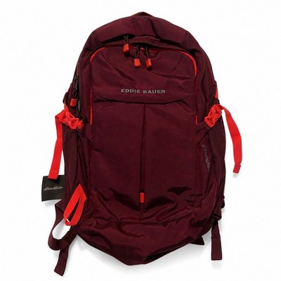 Eddie Bauer Adventurer 30L Backpack Dark Berry Womens Hiking Travel Bag New