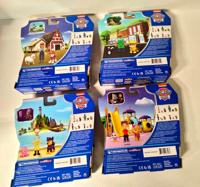 Paw Patrol キャラクター13点セット PAW PATROL - COMPLETE SET OF 4 - CHASE & CAP'N TURBOT, SKYE & ALEX