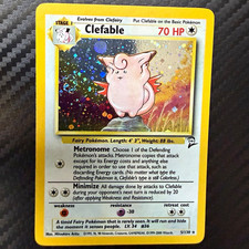 Wotc Pokemon Tcg Jungle Clefable 5130 Holo Rare Stage 1 70hp Eng 1999 Wotc Pokemon Tcg Jungle Clefable 5130 Holo Rare Stage 1 70hp Eng 1999