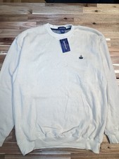 Gant Crewneck Sweater Ribbed pullover Sweatshirt Vtg 90  s Sz M NWT free Ship