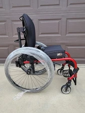 NICE - Tilite Aero Z wheelchair rigid Red 14" x 16" Or 14" X 20" ?? Red 