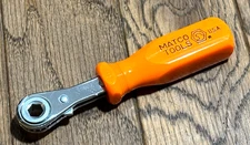 🇺🇸 Matco Tools 5/16" SAE Battery Terminal Ratchet Wrench Grip Handle Orange