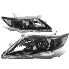 Dna Motoring Pair Projector Headlights Compatible 10-11 Toyota Camry Black