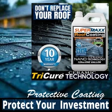 ROOF COATING FOR ASPHALT SHINGLES NANO ROOF COATING 10 YEAR STAIN UV PROTECTION