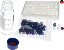 MUHWA 2 ml HPLC-Ampullen, Labor-Autosampler-Phiolen, 9–425 klare Phiole mit S