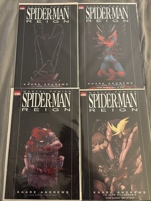 Spider-Man Reign Lot 1-4 Marvel Knights Comic Complete The End