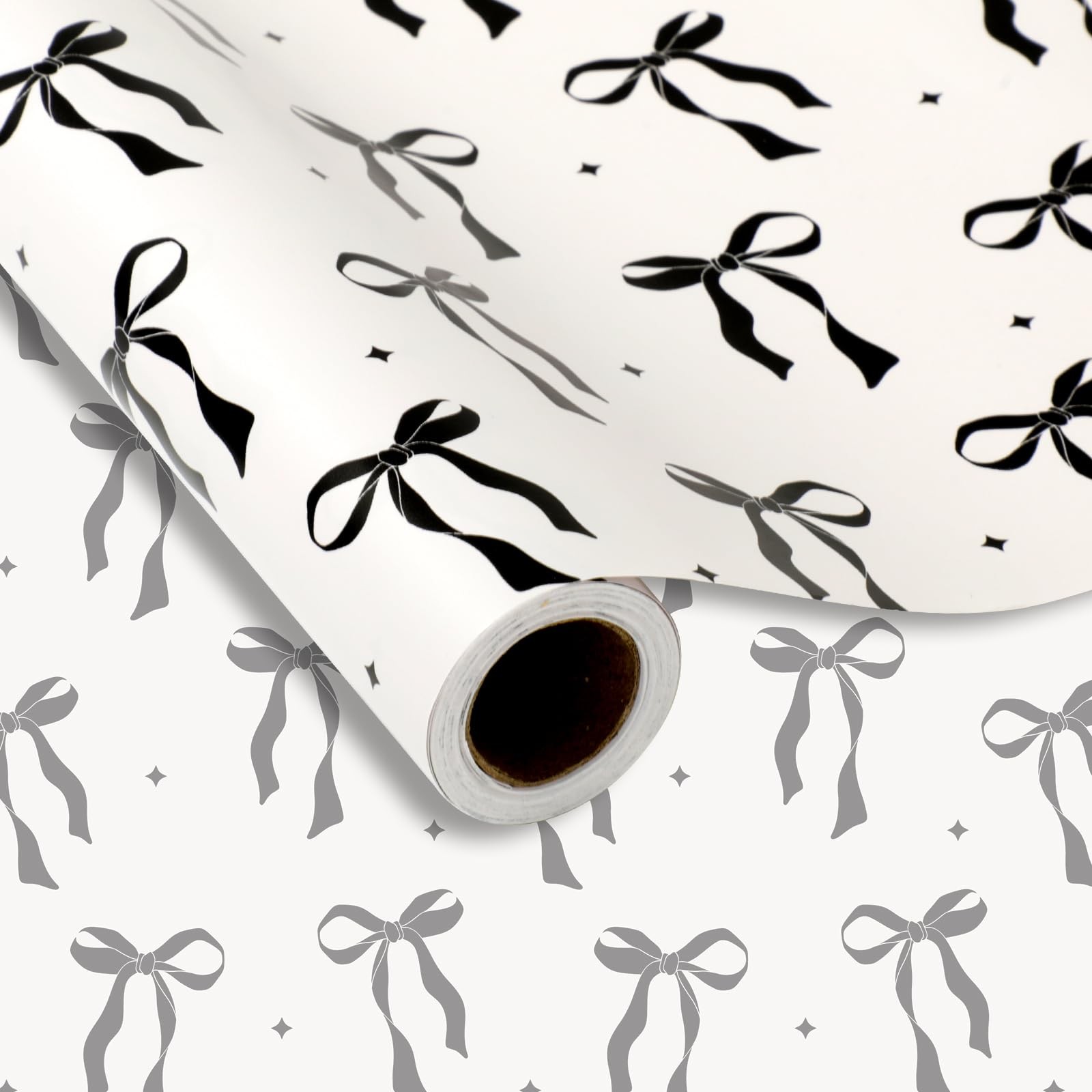 -mini Roll- 17in X 32.8ft Cute Coquette Bowknot Gift...