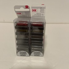 American Crafts Stackable Mini Ink Pads 6/Pkg-Primaries