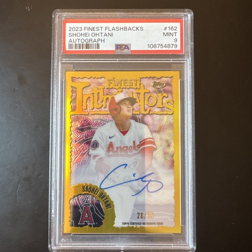 2023 Topps Finest Flashbacks - Finest Intimidators Shohei Ohtani #162 Auto /75