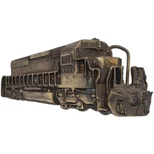 IORY 3489 DT&I GTW Railroad Railway Train Locomotive 1970s Vintage Belt Buckle