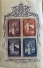 Vatican 242a sheet,MNH.Michel Bl.2. EXPO Brussels-1958.Pope Pius XII. 2 Sheets — photo 1