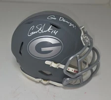 Gunner Stockton Autographed Georgia Bulldogs Slate Mini Helmet Go Dawgs BAS
