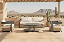 Image of Selene Outdoor 5 Seater Lounge Luxury Modern Garden Patio Furniture Set