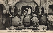 Old postcard Paris 18th Cabaret du Neant (156524)