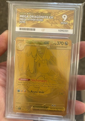 Mega Dragonite ex graded ACE 9 for sale on eBay