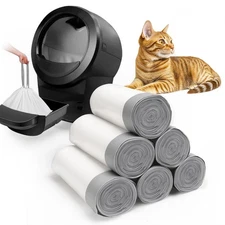 120 Pack Automatic Litter Box Liners, Compatible with SCOOPER YOUNG & SCOOPER...