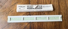 Antique Sterling Precision Slide Rule With Instructions Made in USA