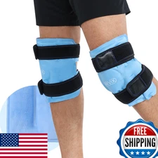 REVIX Knee Ice Wraps: Reusable Gel Packs for Cold Compression & Pain Relief