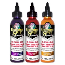Unicorn SPiT Sparkling - Gel Stain & Glaze - 4oz Sunset Sparkle Collection -