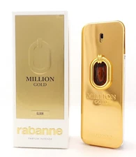 Million GOLD Elixir by Paco Rabanne 3.4 oz. Parfum INTENSE Spray for Men New