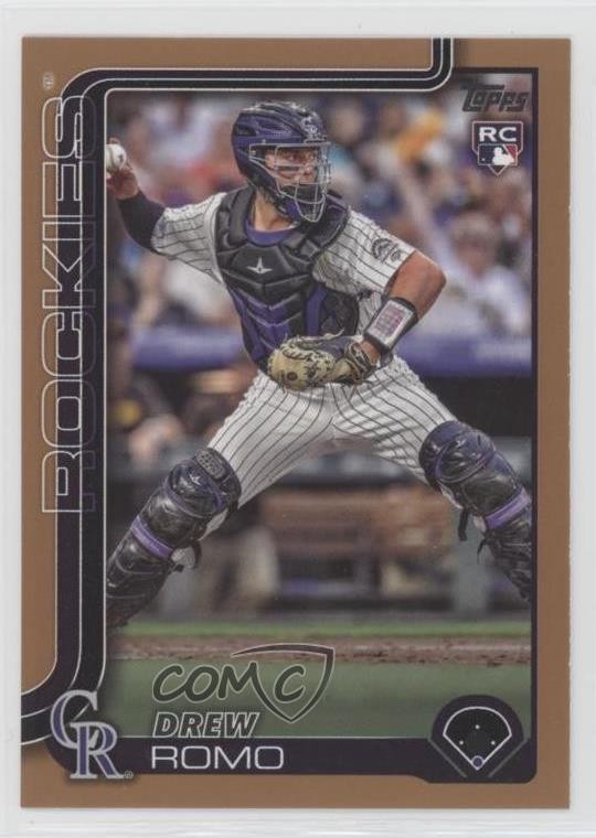 2025 Topps Series 1 Gold 2/2025 Drew Romo #296 Rookie RC 0dc2