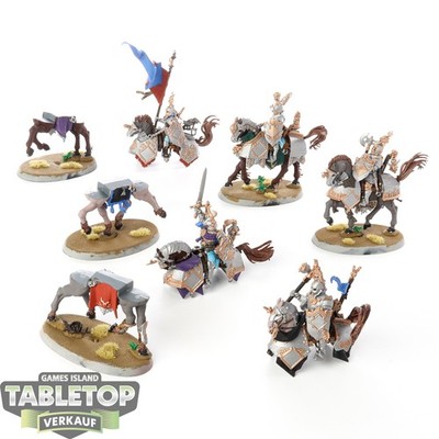 Cities of Sigmar - 5 Freeguild Cavaliers - bemalt