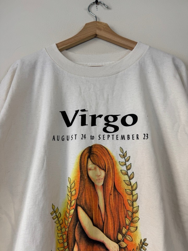 vintage-90-s-zodiac-sign-virgo-woman-osfa-white-tee-shirt-xl-ebay