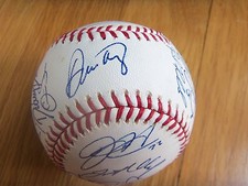 2008 International League Team Signed All Star Baseball -Purcey, etc.(24autos)